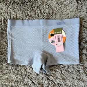 Kindly Yours Seamless Boyshort Underwear XL 16-18 Light Blue NWT